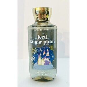 Bath & Body Works  Iced Sugar Plum Shower Gel 10 oz fl /295 ml * NEW *